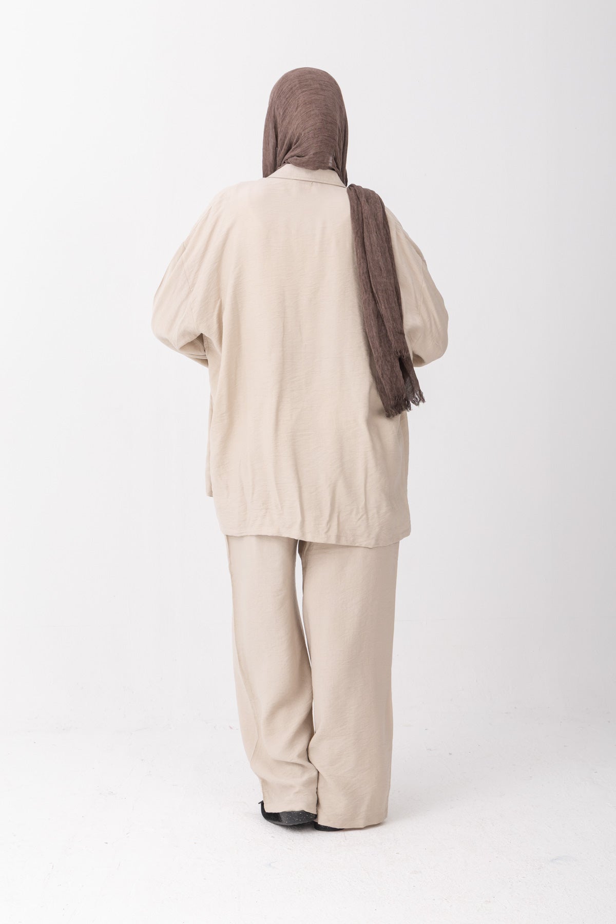 Sandy Breeze Oversized Set | Beige