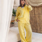 Sunny Yellow | Oversized Linen Shirt