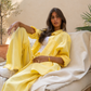 Sunny Yellow | Oversized Linen Shirt