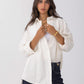 Ivory White Shirt  | Oversized Linen Shirt