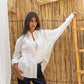 Ivory White Shirt  | Oversized Linen Shirt