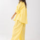 Sunny Yellow | Oversized Linen Shirt