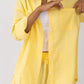 Sunny Yellow | Oversized Linen Shirt