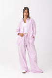 Light Lavender | Oversized Linen Pants