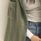 Soft Knit Shawl With Pockets | Sage Green
