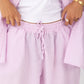 Light Lavender | Oversized Linen Pants