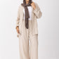 Sandy Breeze Oversized Set  | Beige