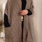 Soft Knit Shawl With Pockets | cafe